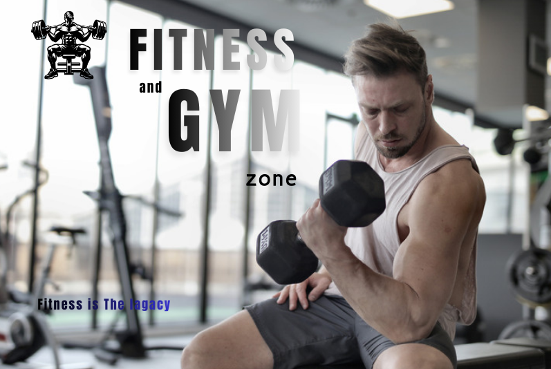 A man performing a seated bicep curl with a dumbbell in a modern, brightly lit gym.