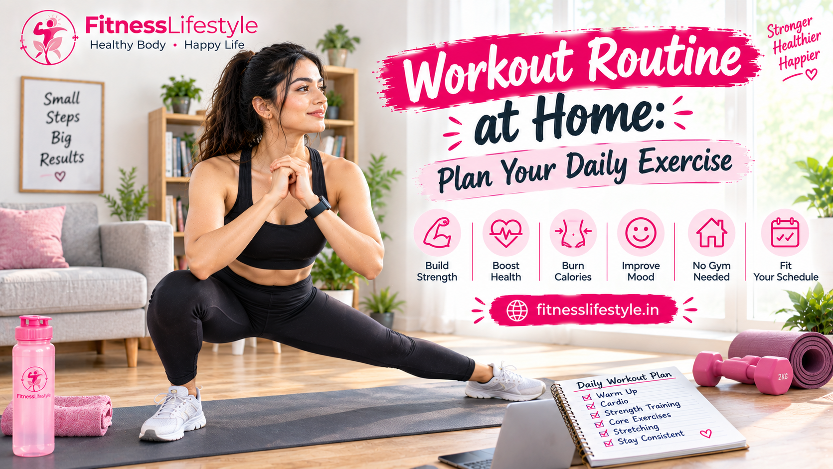 Workout Routine at Home: Plan Your Daily Exercise