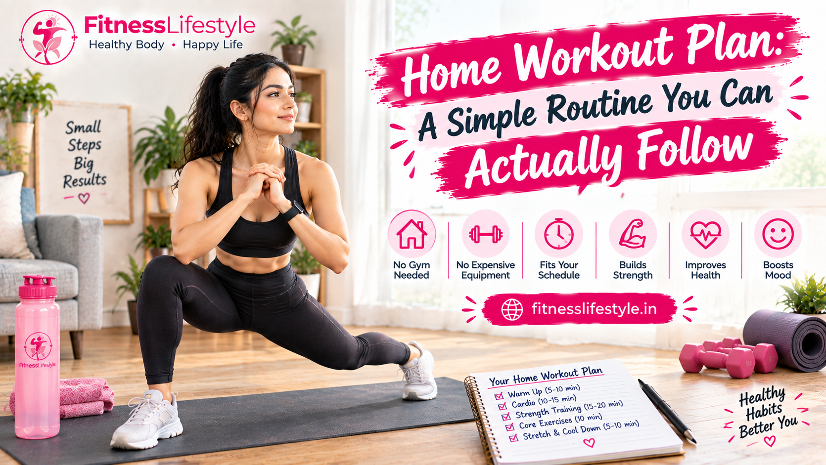 Home Workout Plan: A Simple Routine You Can Actually Follow